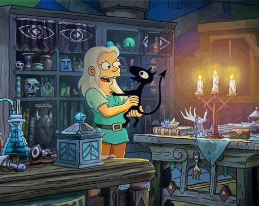 Disenchantment Cartoon Diamond Paintings