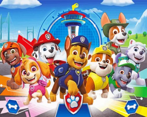 Paw Patrol Diamond Paintings
