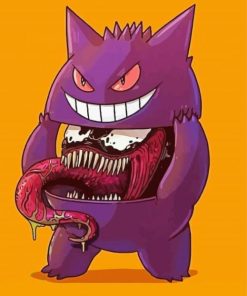 Venom Gengar Diamond Paintings